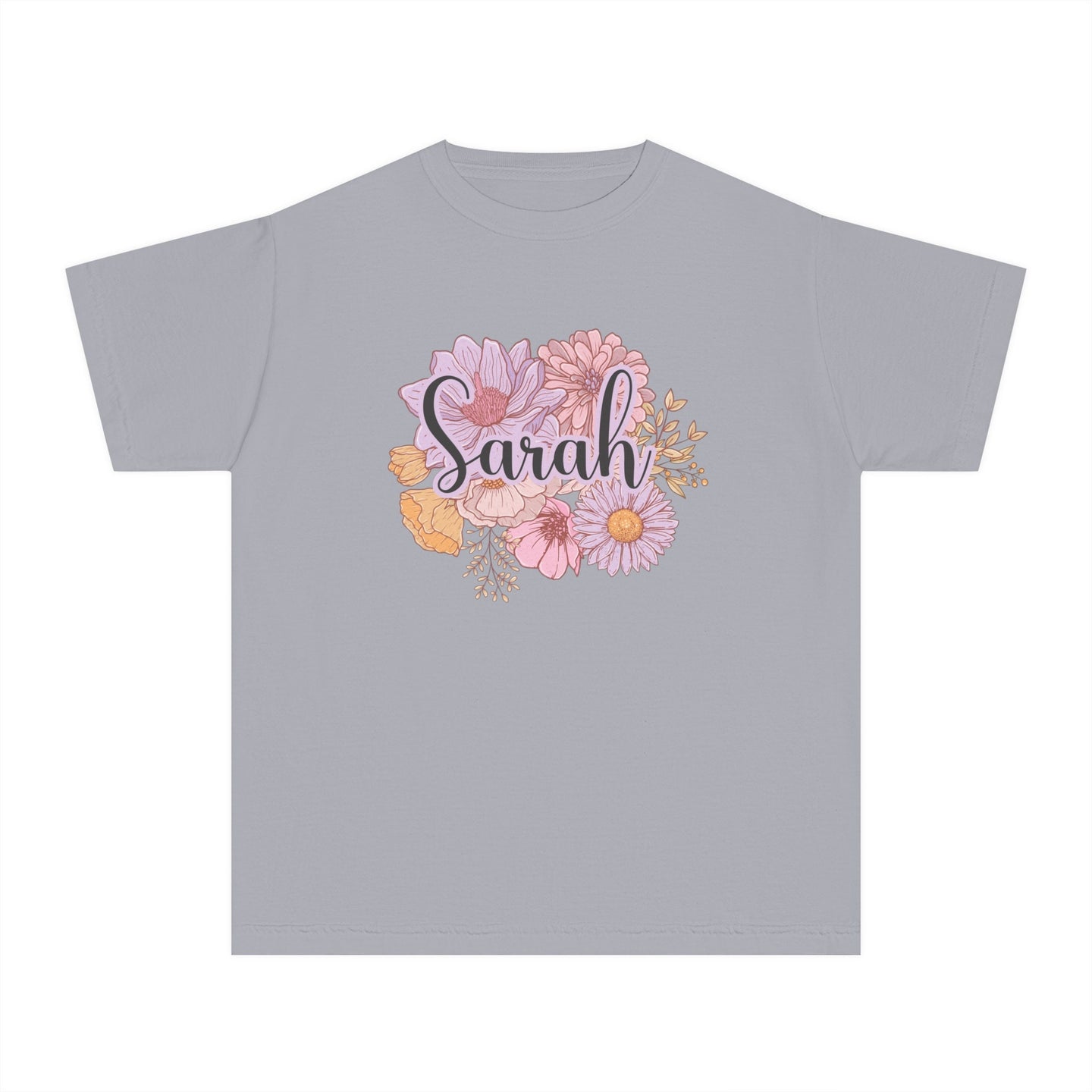 Retro Kids Name Shirt, Personalized Kids Shirt, Personalized comfort colors Shirt, Custom Name Girl Tshirt, Custom Girl Tee, Custom Boy Tee